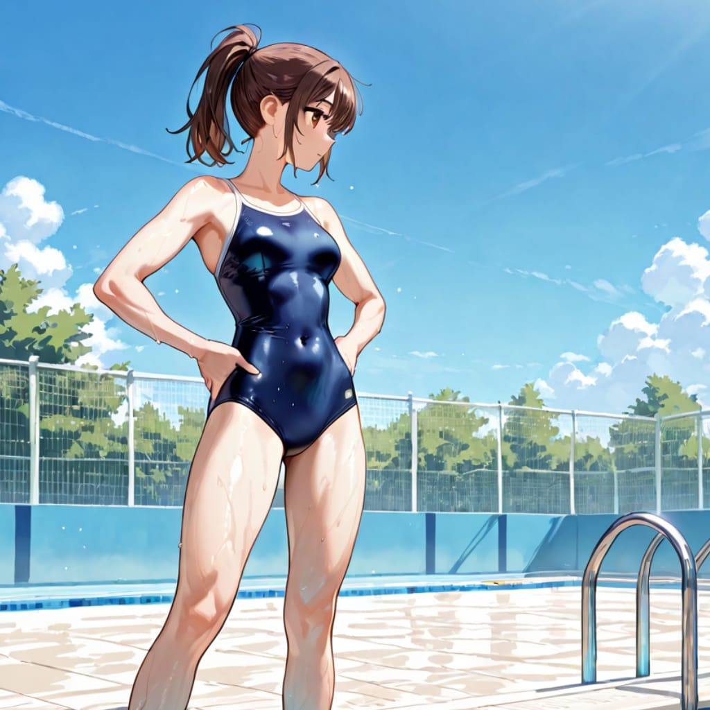 水着女子_8