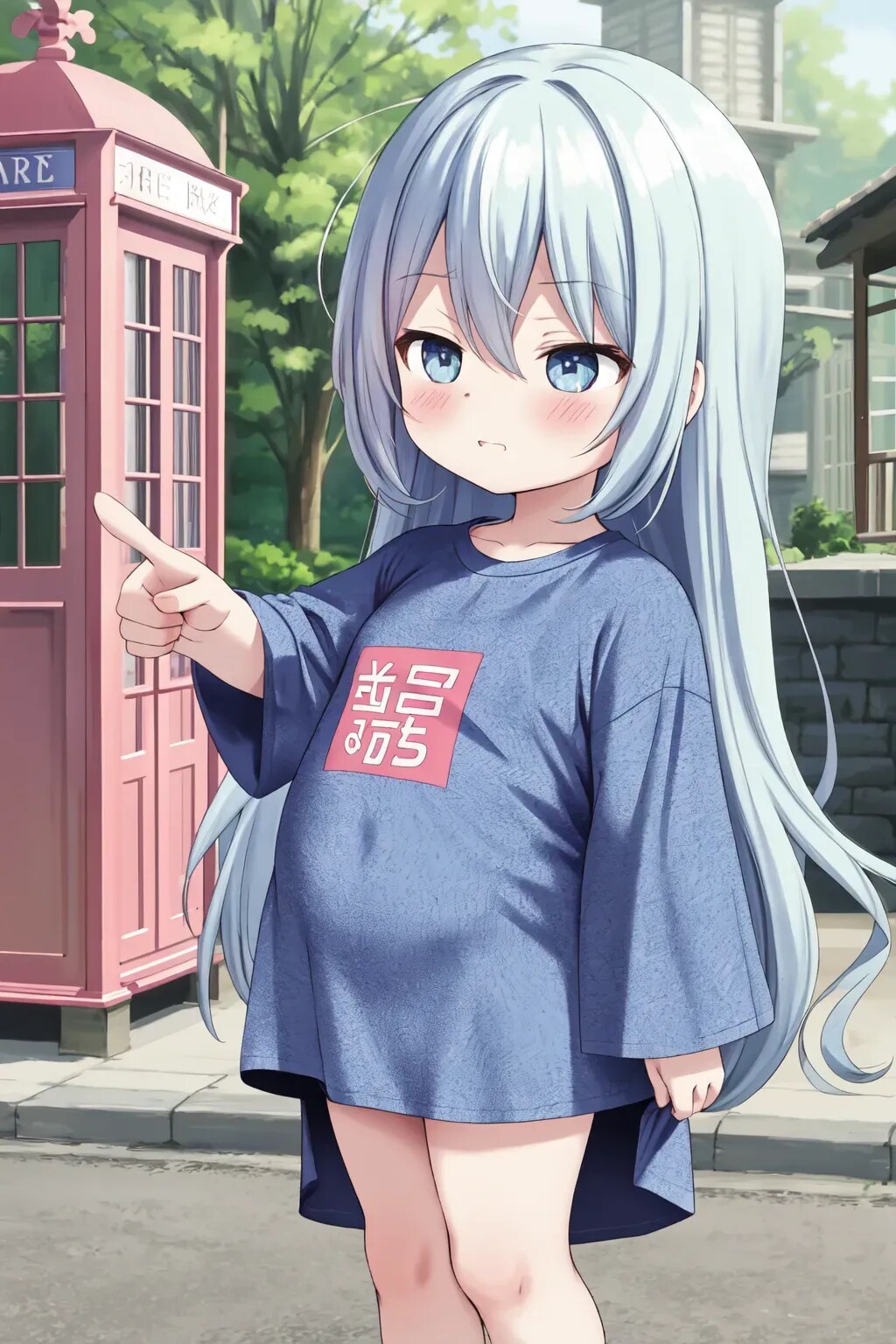 あっちだよぉー