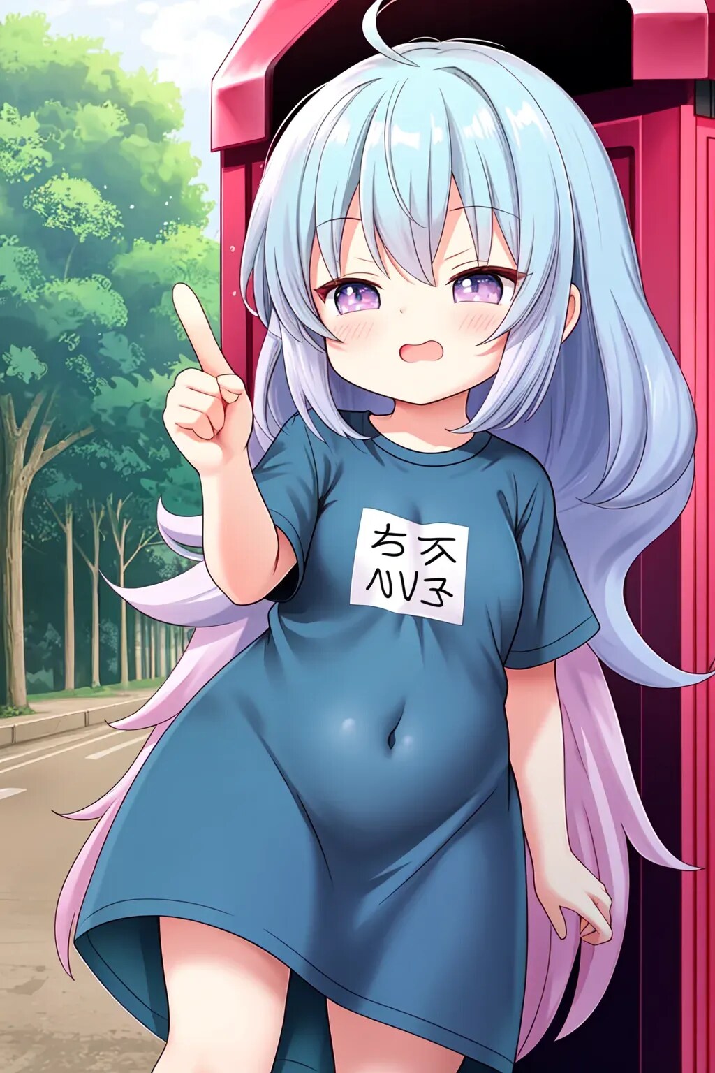 あっちだよぉー