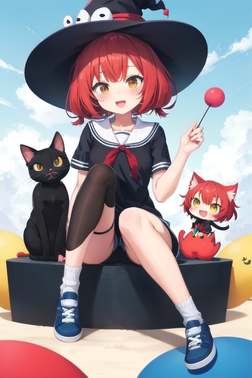 猫魔女と猫