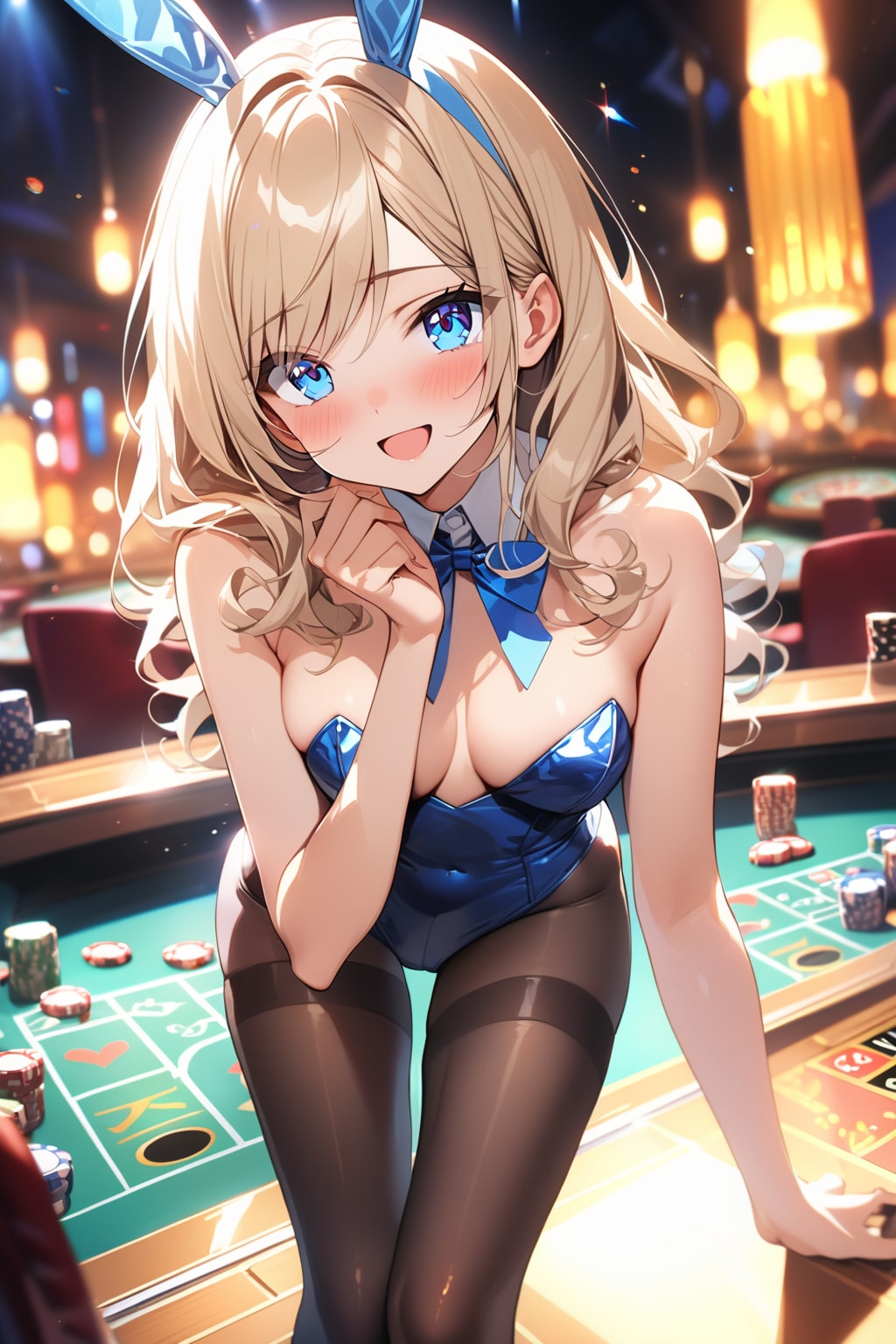 金髪バニーガール１８ | の人気AIイラスト・グラビア