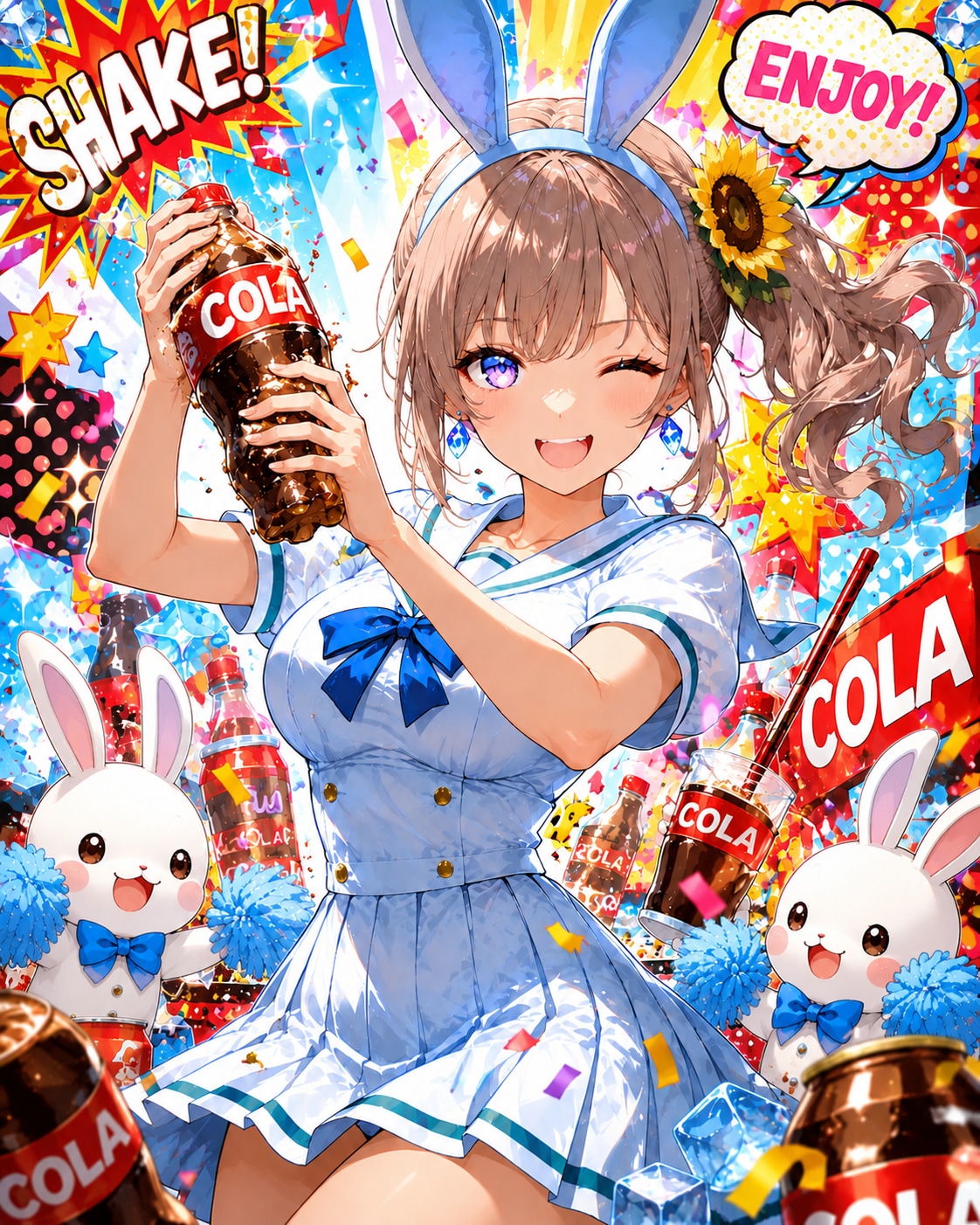 うちの子・藍璃 56【振って、弾けて、夏全開！】