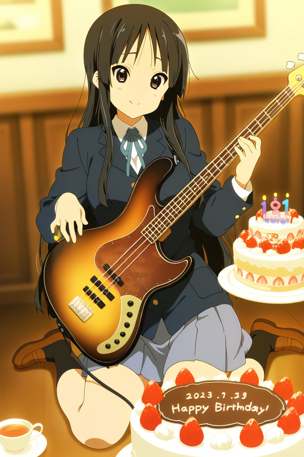 1月15日は秋山澪ちゃん誕生日🎂❤️