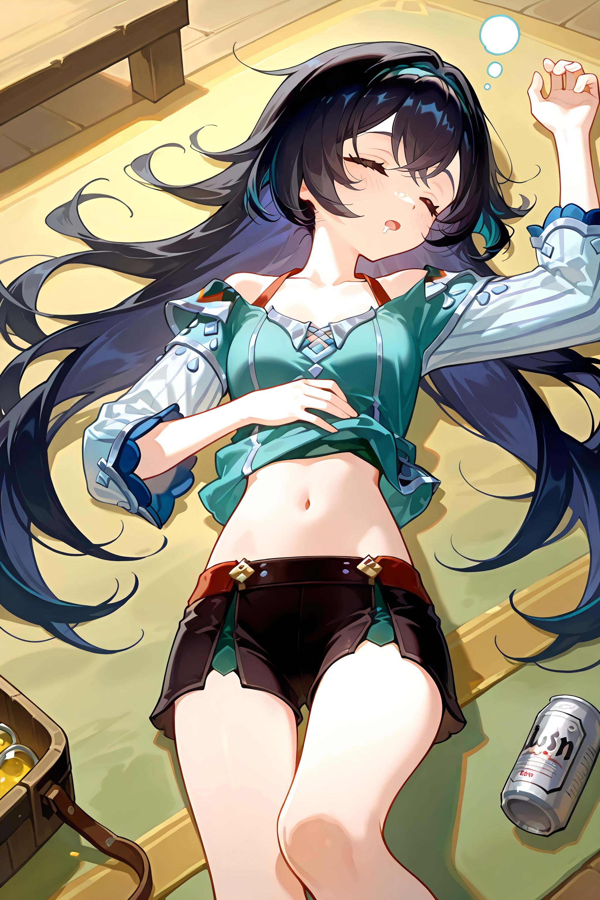 酔っ払い藍硯