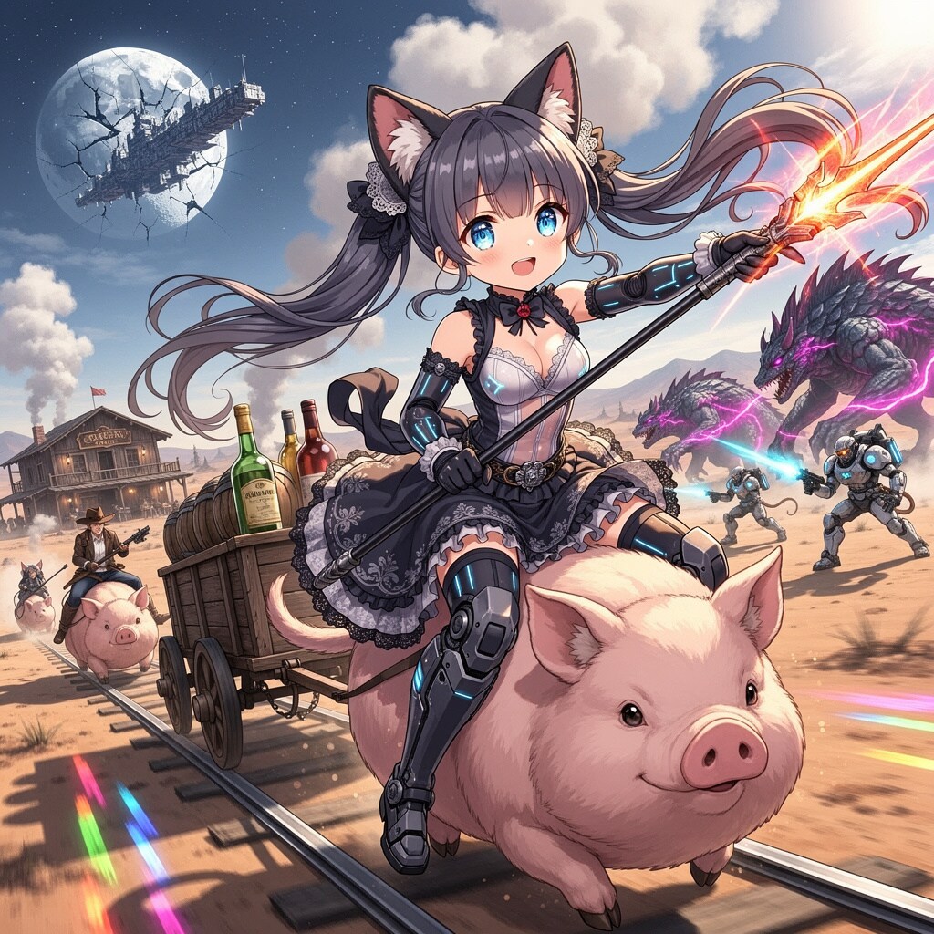 黒ツイにゃん