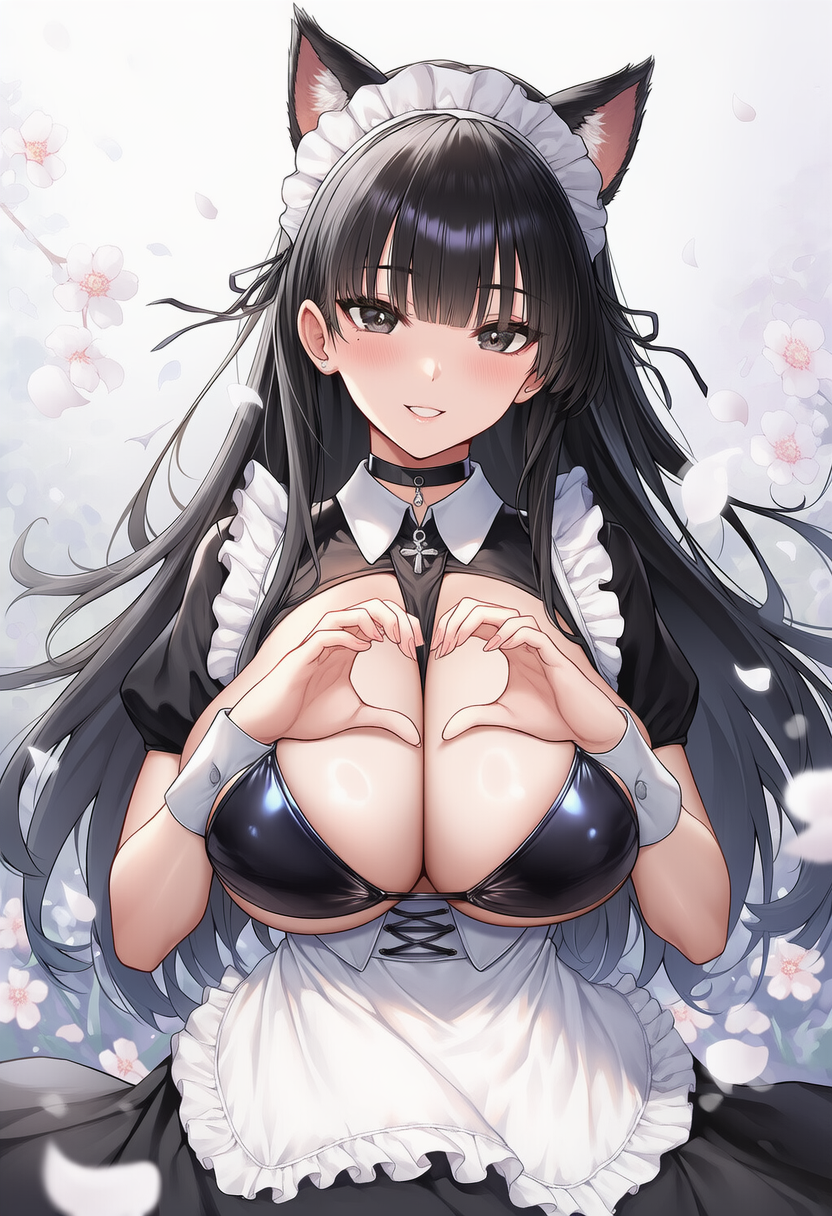 猫耳メイド　サキちゃん