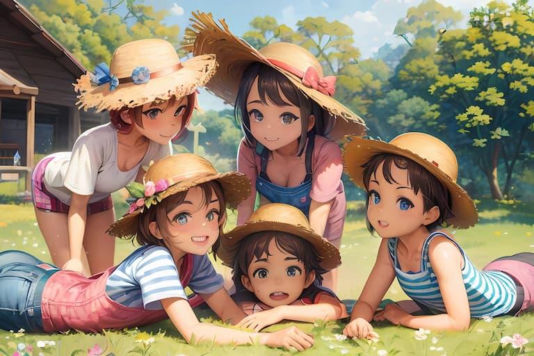 活発な女の子達