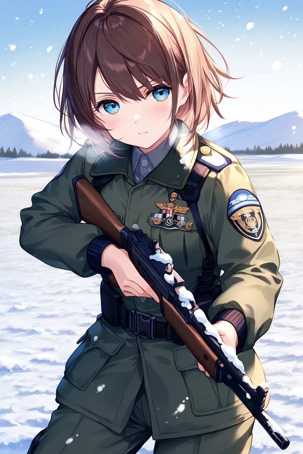 雪原の狙撃手。