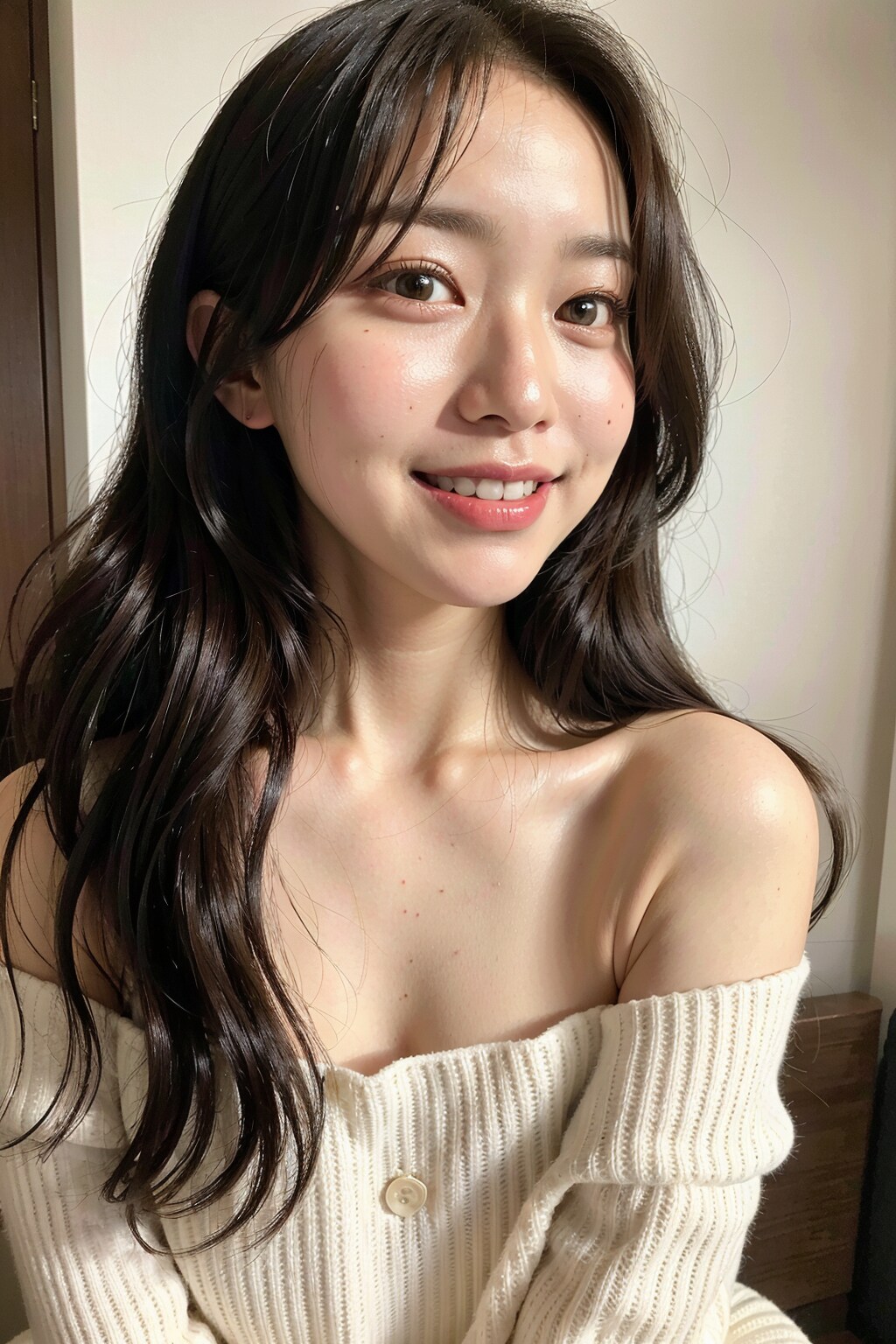 オフショル彼女