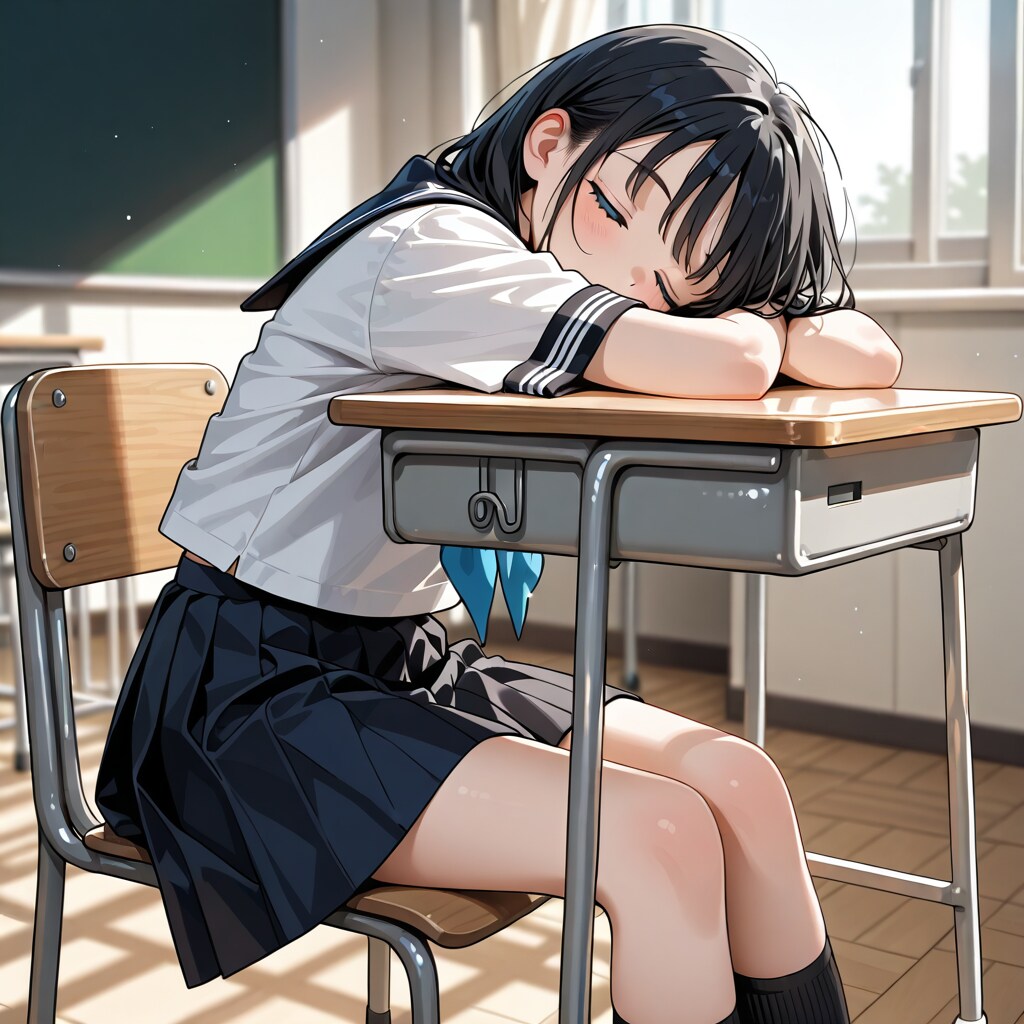 疲れて寝てしまってる | の人気AIイラスト・グラビア
