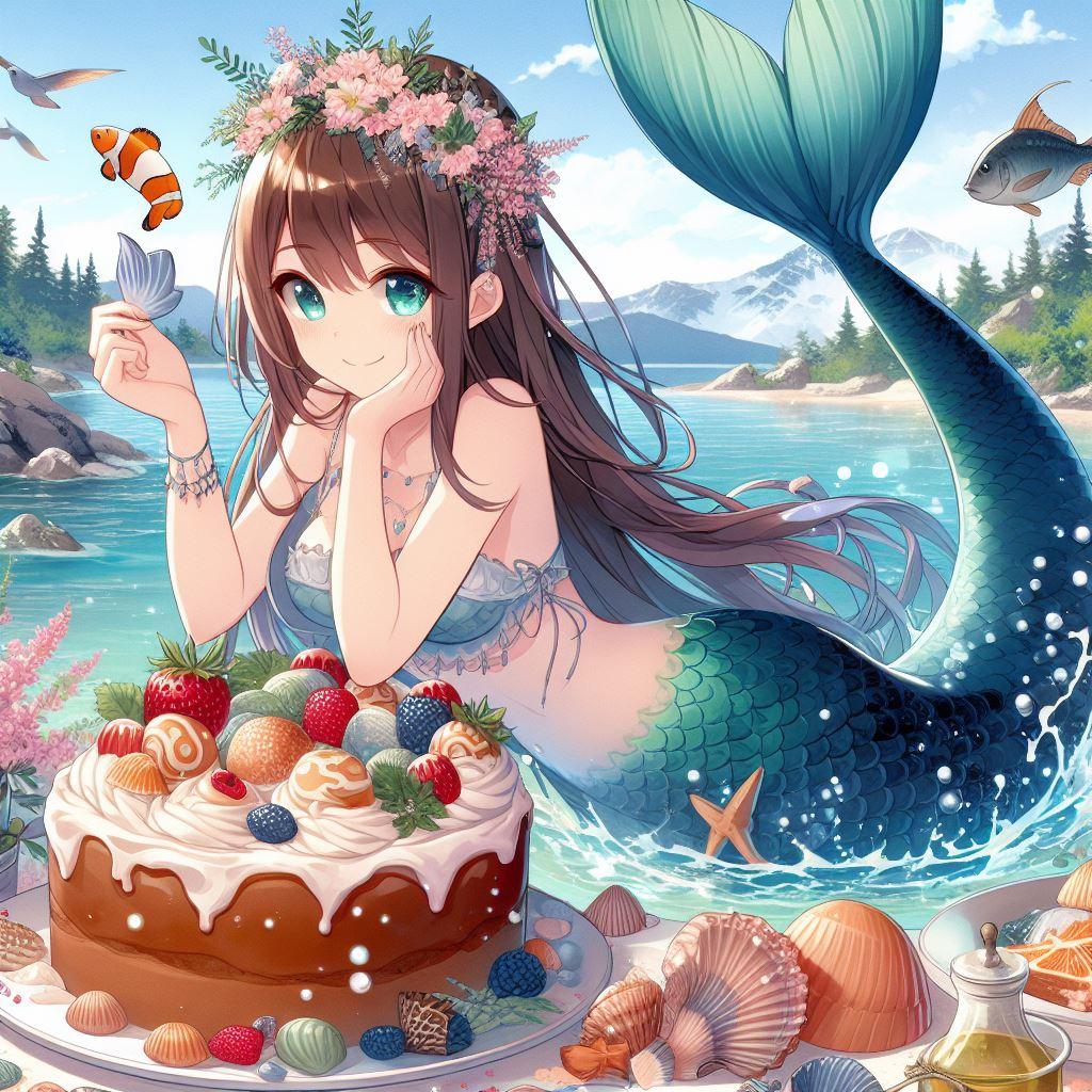 ケーキと人魚