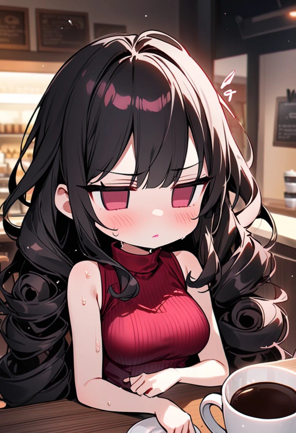 茶店でジト目会議