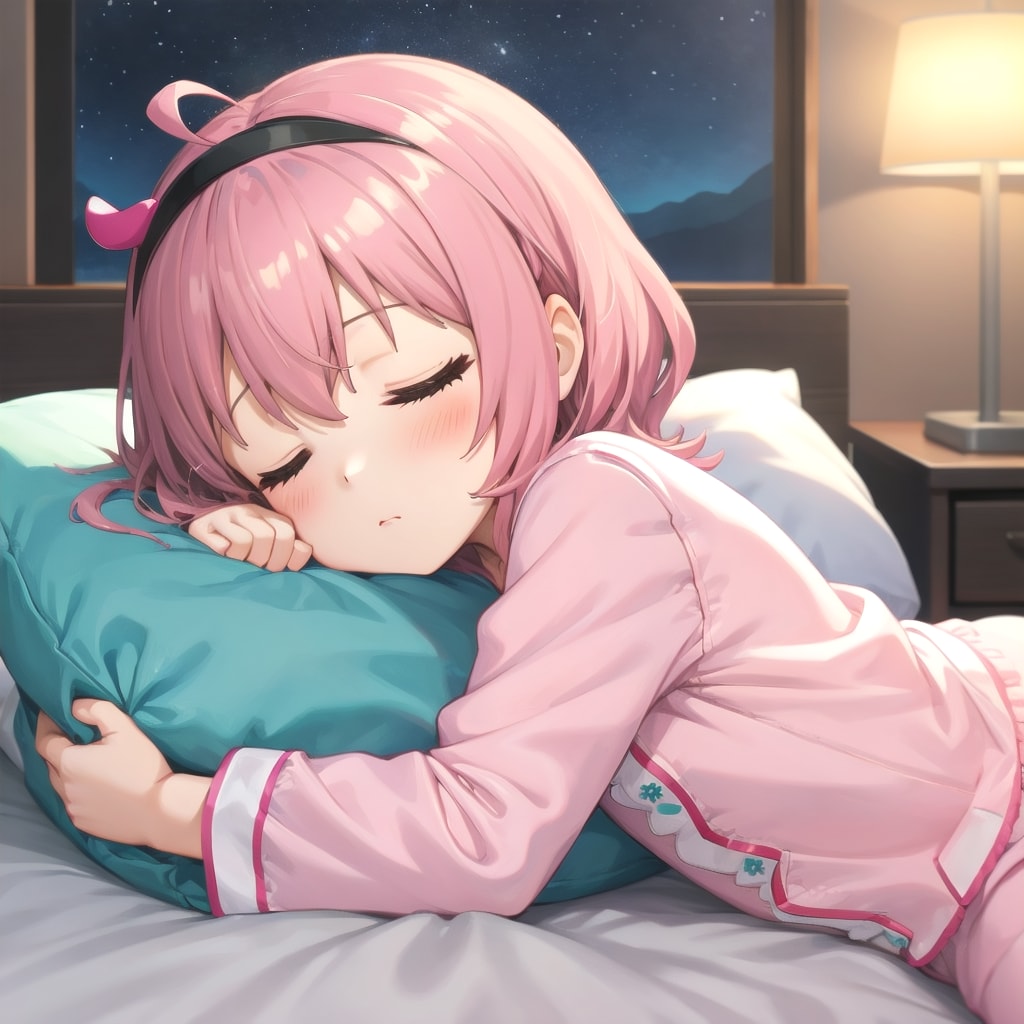 ピンクのパジャマ