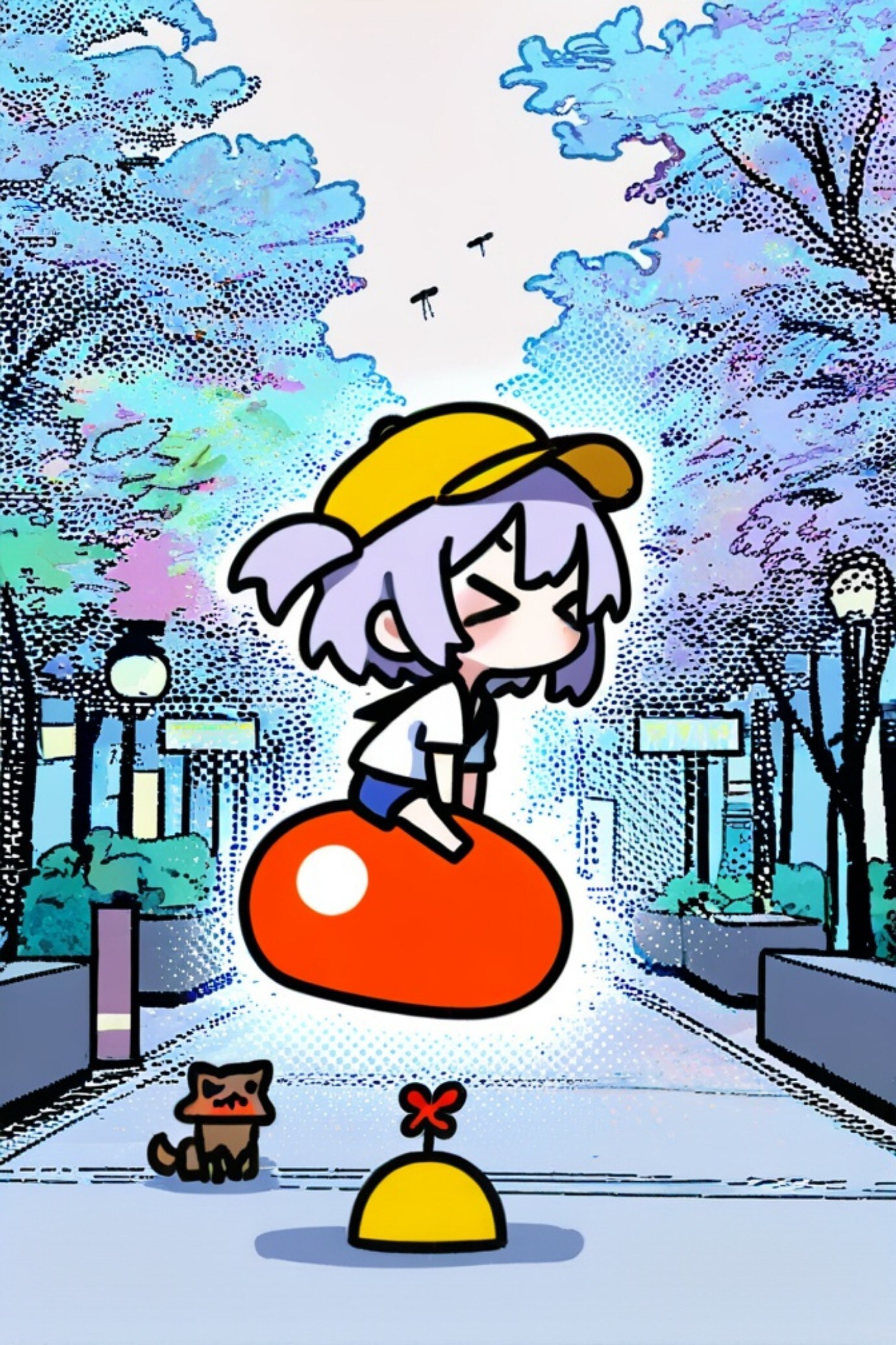 紫髪ちゃん | の人気AIイラスト・グラビア