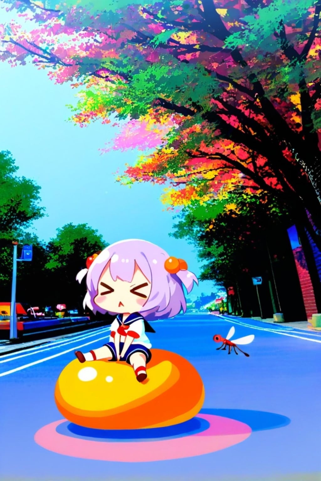紫髪ちゃん