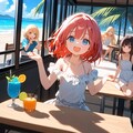 海の家三人娘 3枚目