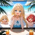 海の家三人娘 4枚目