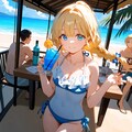 海の家三人娘 5枚目