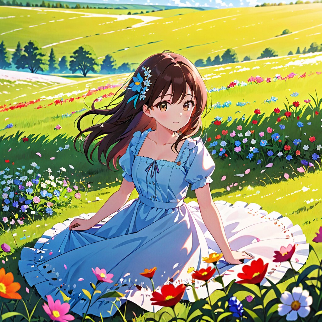 草原に咲く花