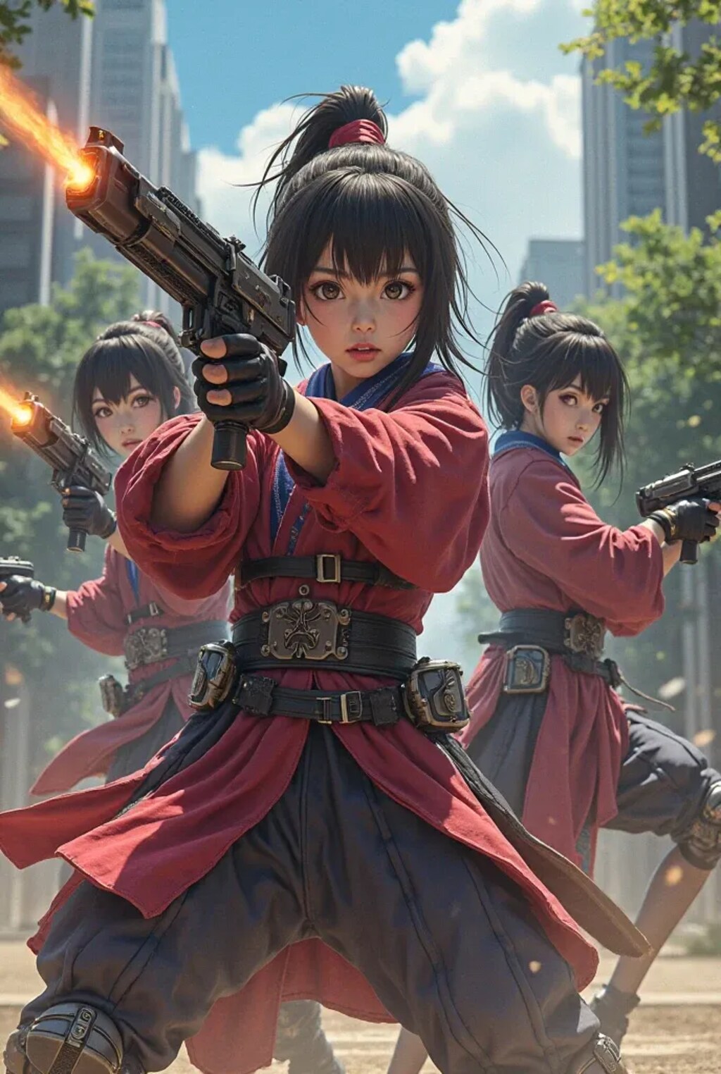 戦う女子高生　２