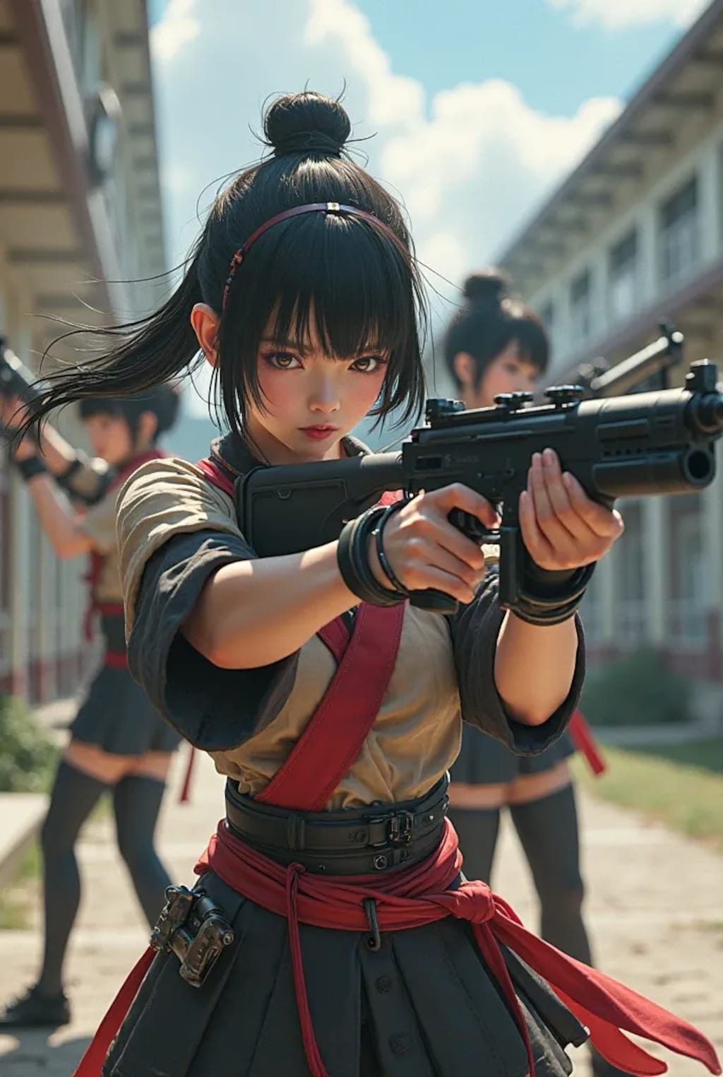 戦う女子高生　２