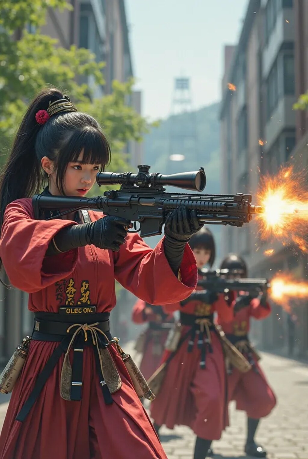 戦う女子高生　２