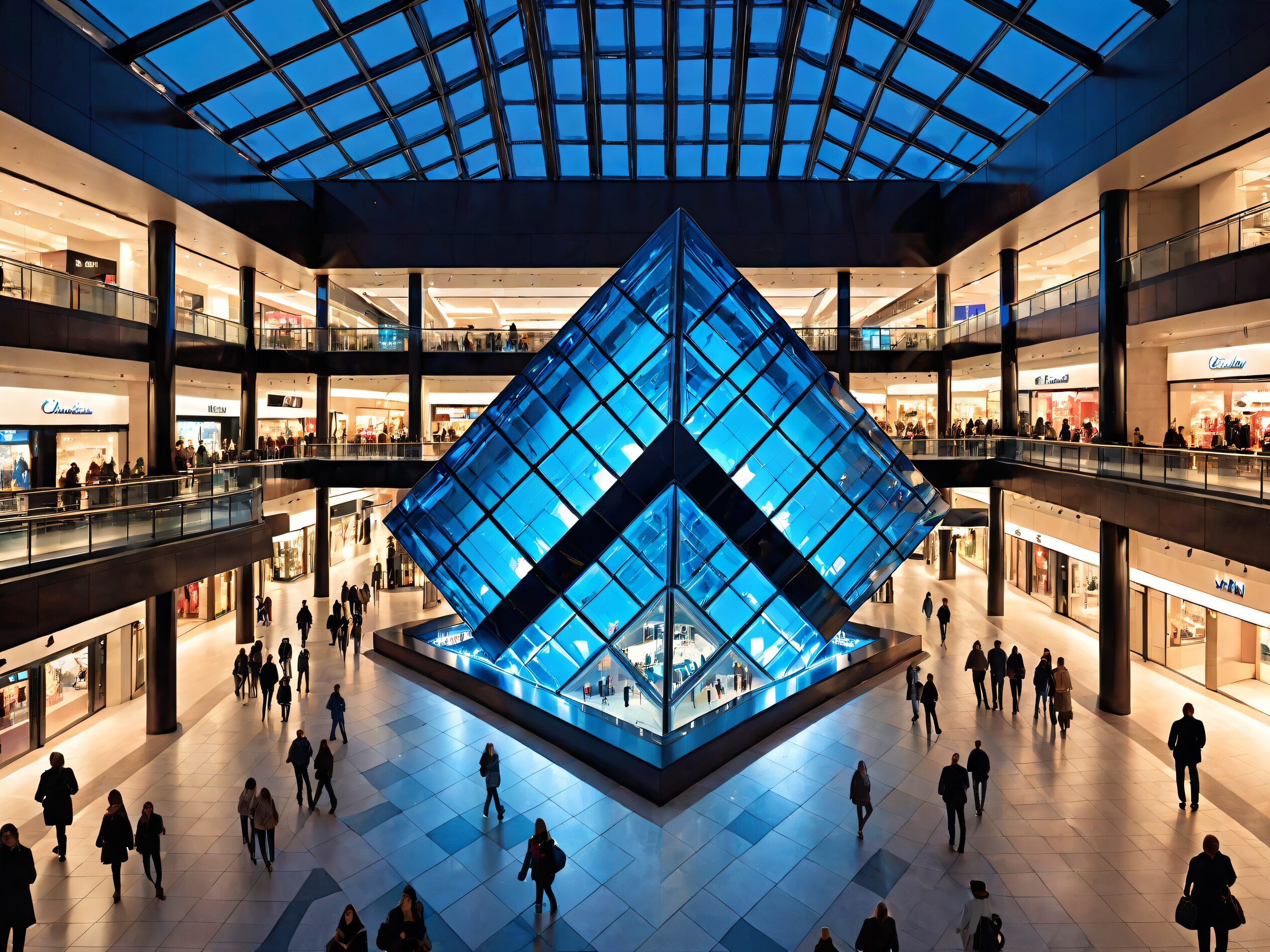 Blue Cube | の人気AIイラスト・グラビア