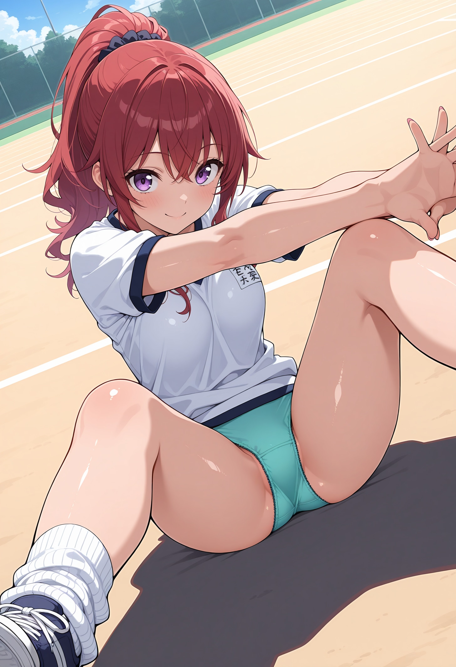 ブルマを穿き忘れた女の子