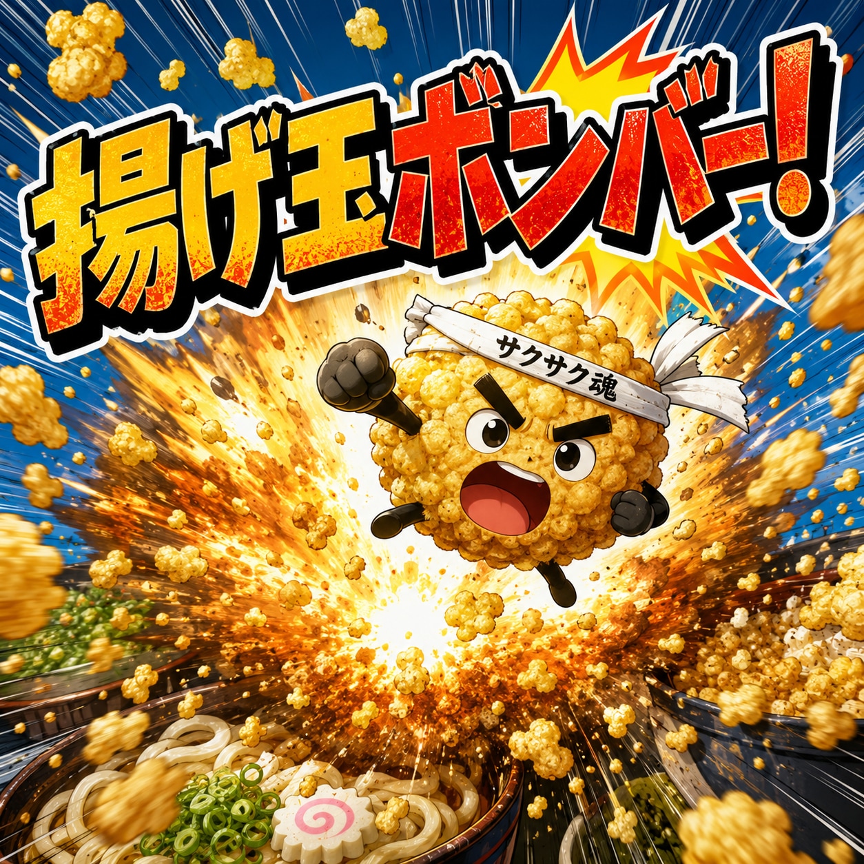 揚げ玉ボンバー！