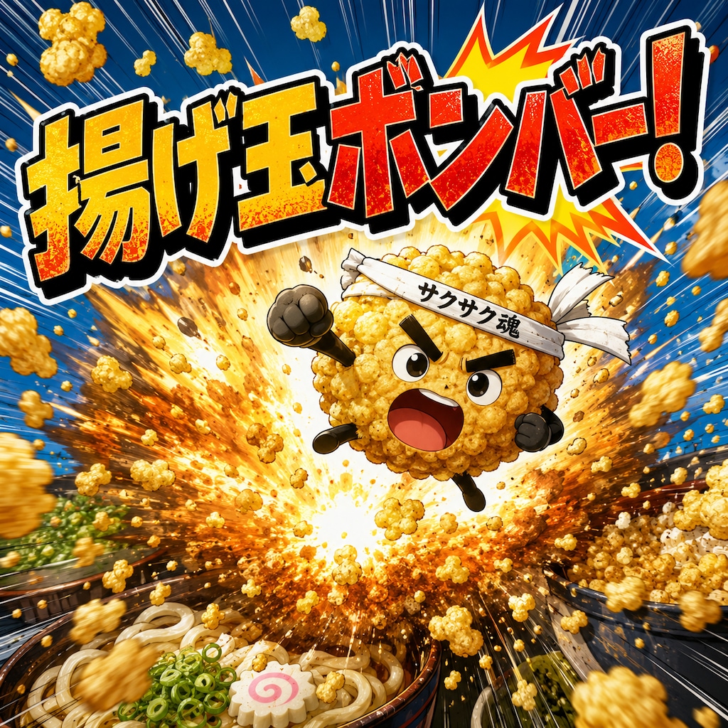 揚げ玉ボンバー！