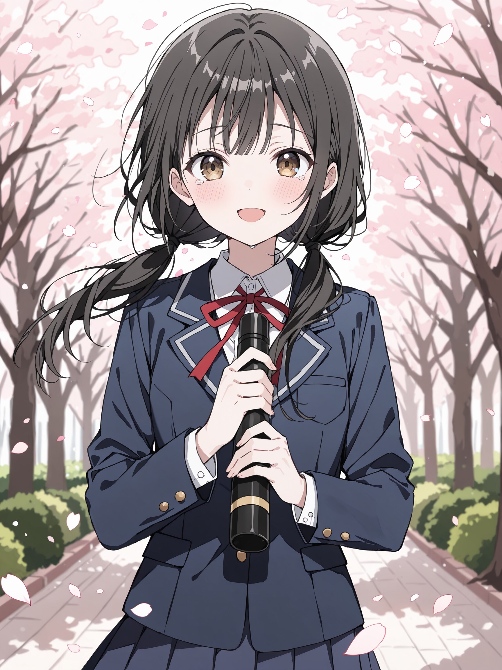 私、卒業しました…