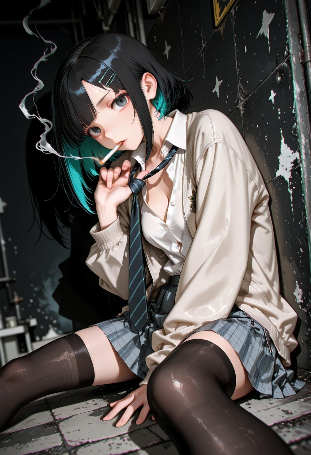 やさぐれ絶対領域