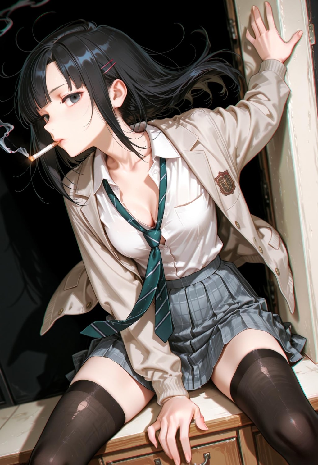 やさぐれ絶対領域