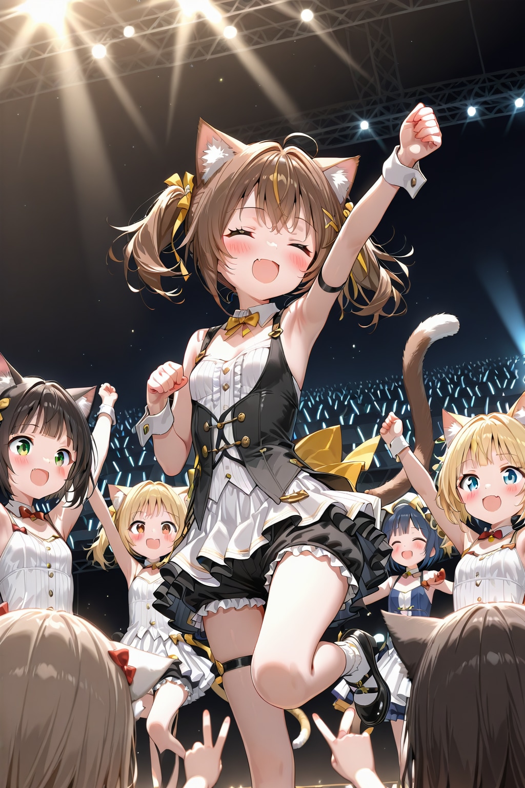 ネコミミアイドルライブ | の人気AIイラスト・グラビア