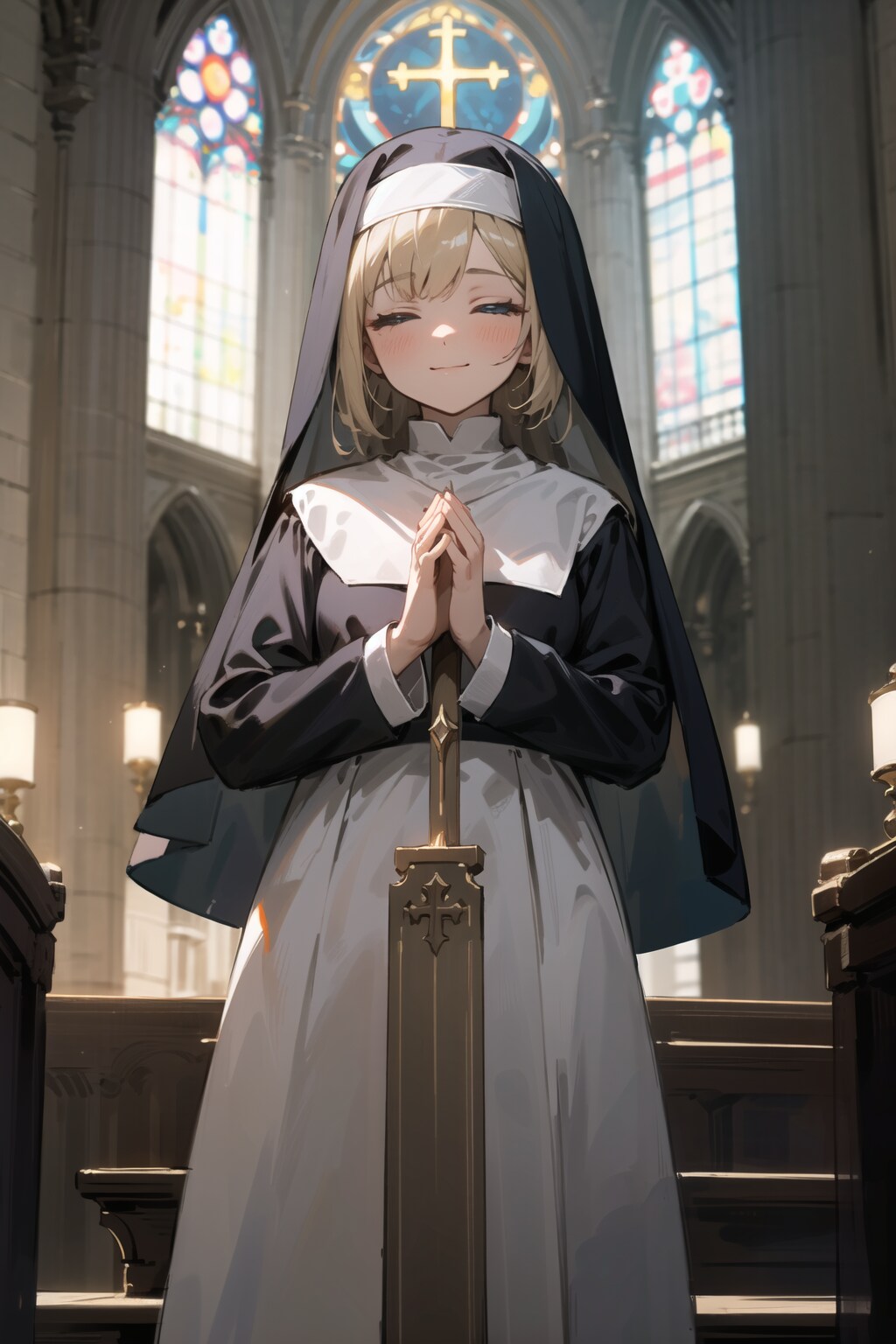 シスターさんの表と裏