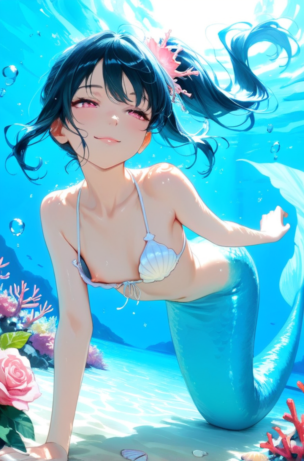 何よ、これを着けて泳いでくれって