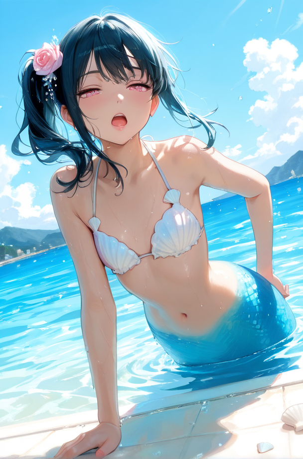 何よ、これを付けて泳いでくれって