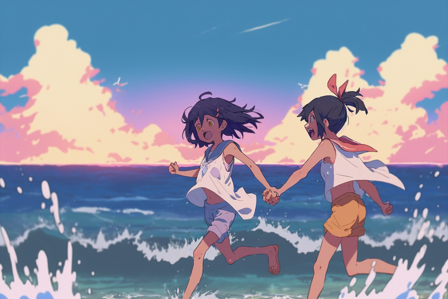 絵文字プロンプト百合