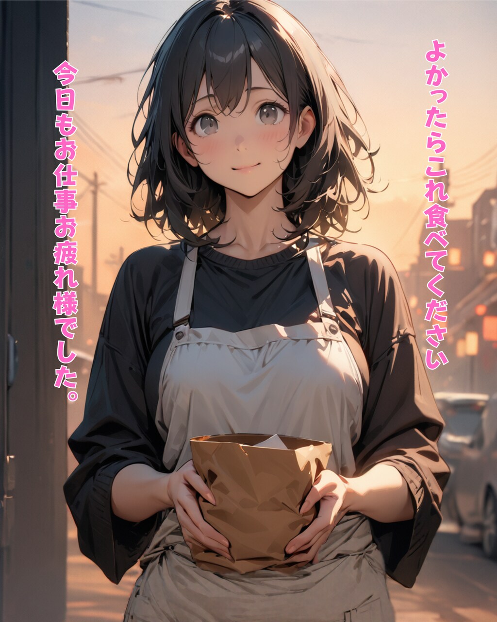 「よかったらこれ食べてください」