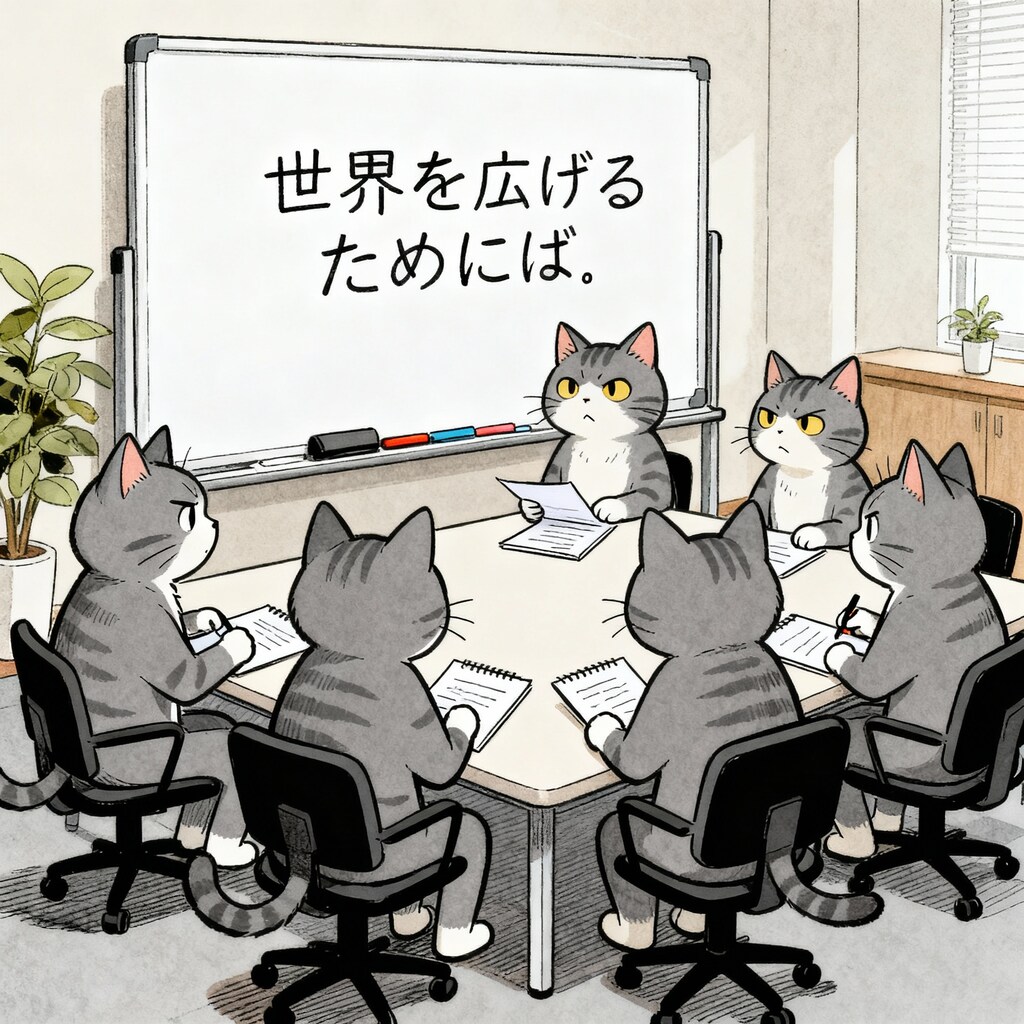 小説『ネコノ企画会議の様子』 【ニャンノ世界】