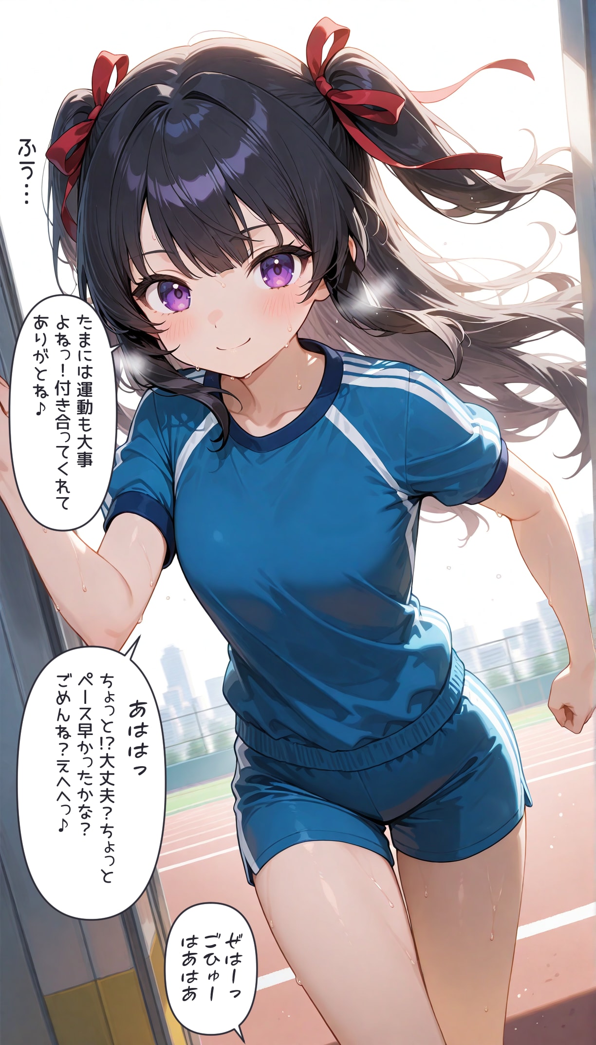 杏です！たまには運動も大事だよねっ！