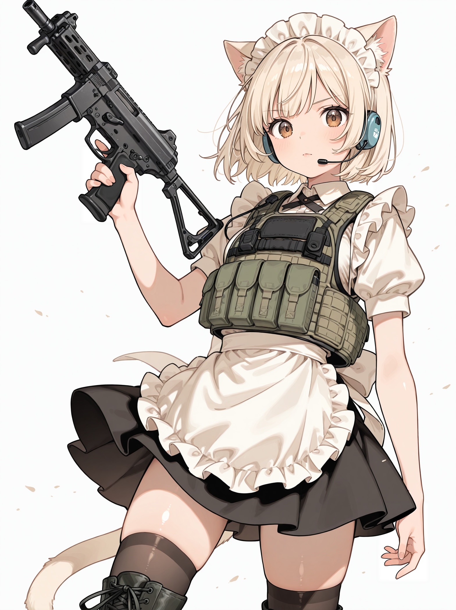 今日のネコ耳メイド防衛隊