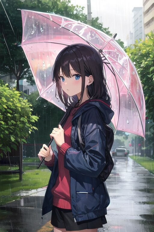 雨期きたる | の人気AIイラスト・グラビア