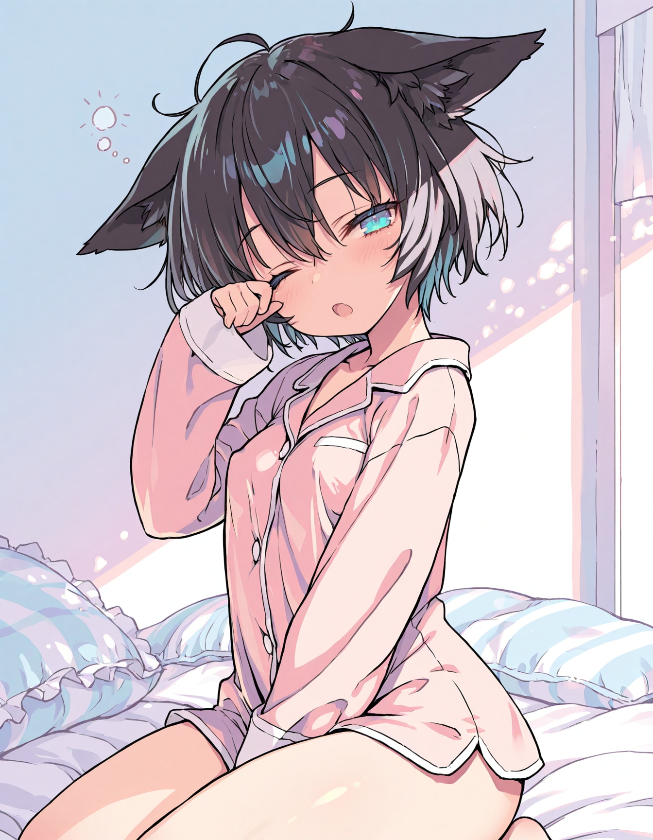 寝起き
