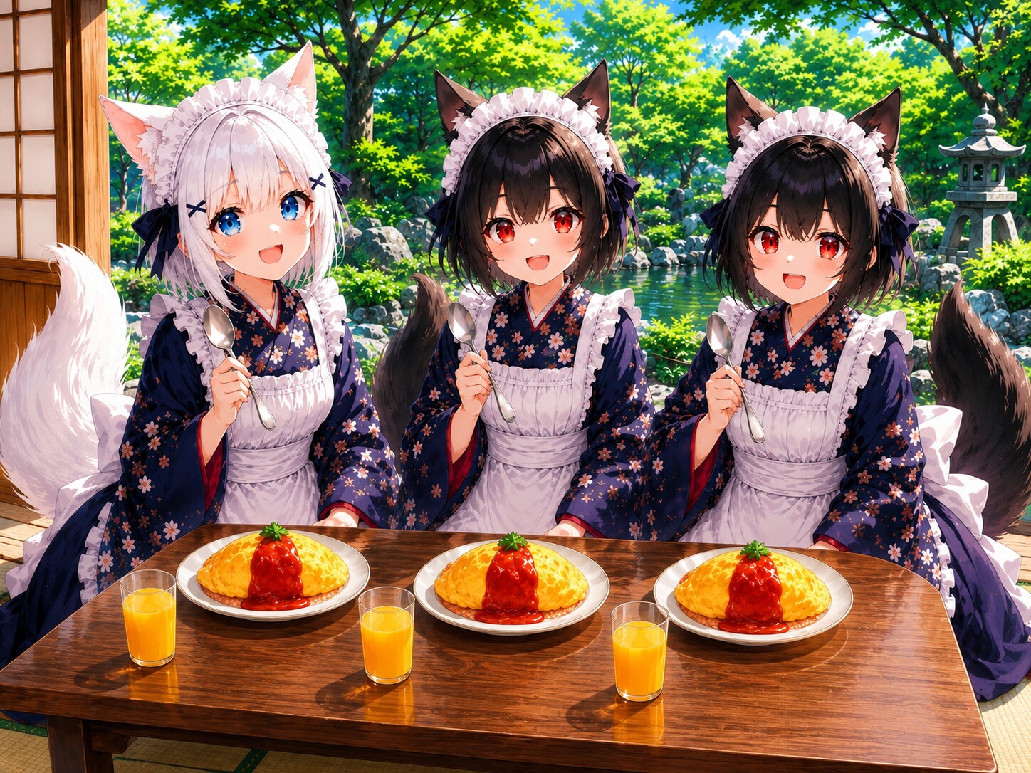 みんなでお昼ご飯