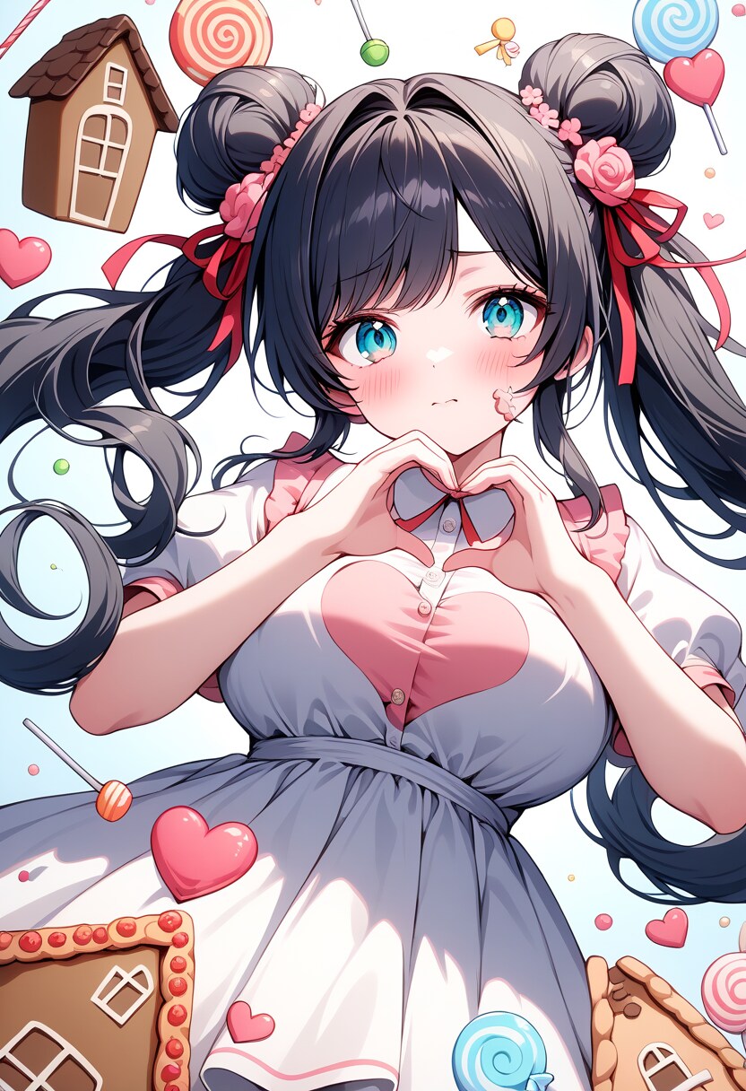 うちの子たちとお菓子の魔法 | の人気AIイラスト・グラビア