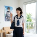 普通の美少女　行ってきます♡ 4枚目
