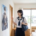 普通の美少女　行ってきます♡ 2枚目