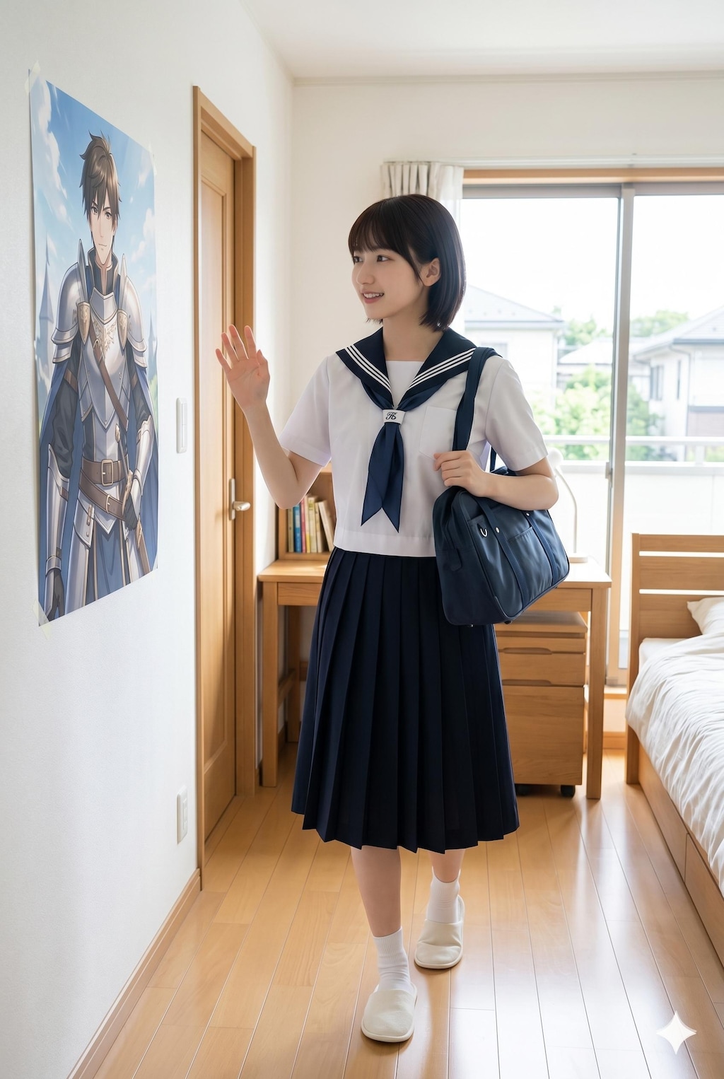 普通の美少女　行ってきます♡