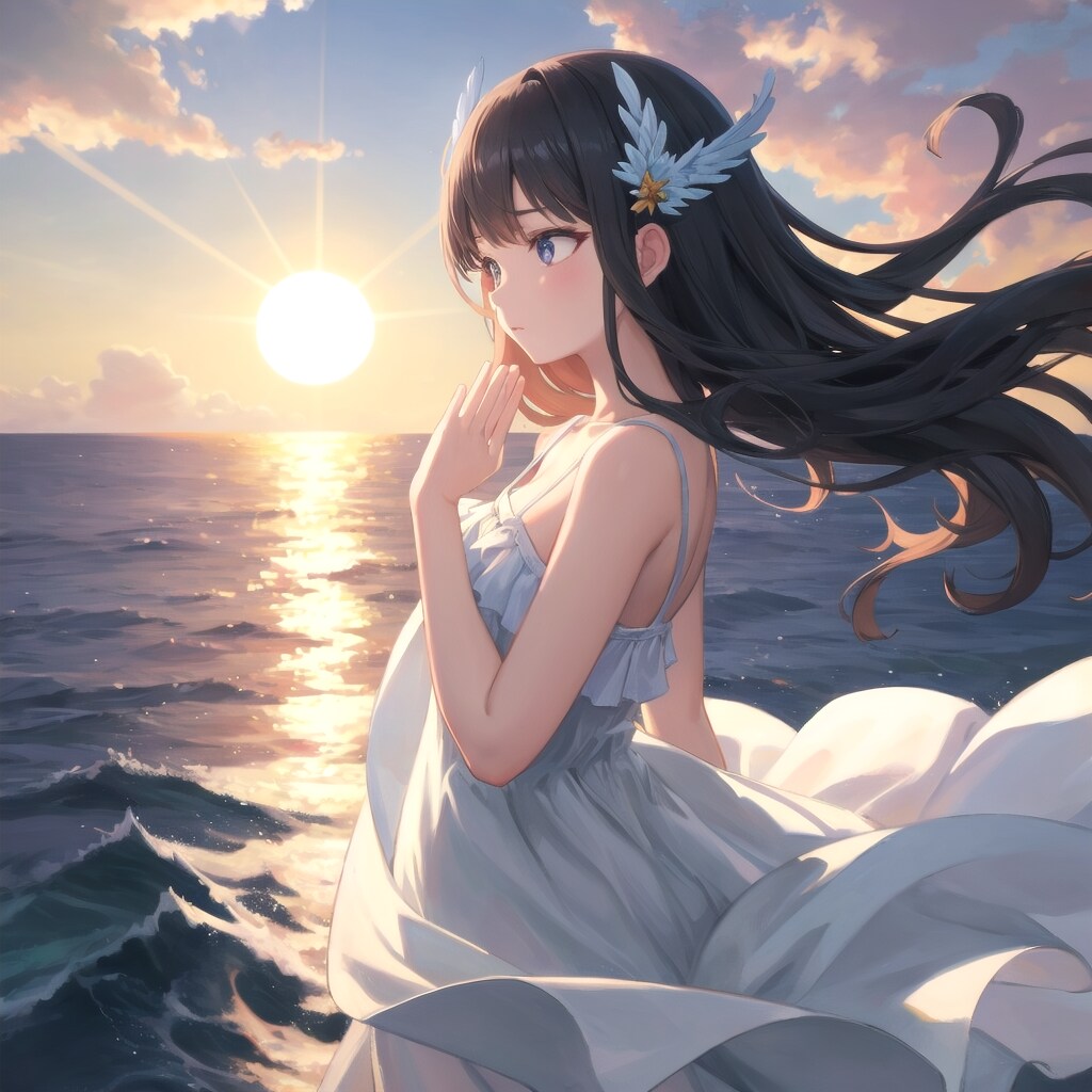 海原に祈る | の人気AIイラスト・グラビア